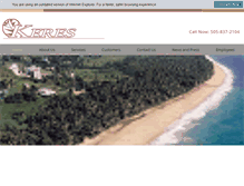 Tablet Screenshot of keresnm.com